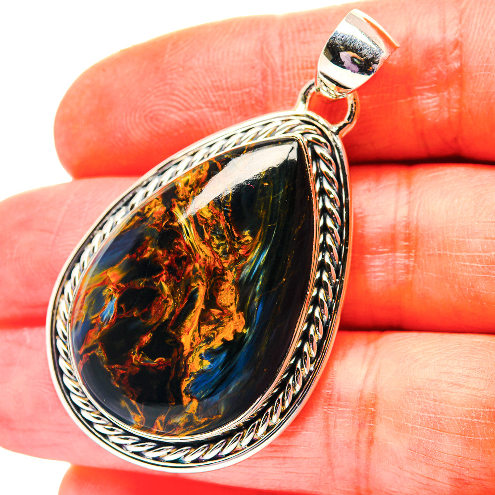 Pietersite Pendants handcrafted by Ana Silver Co - PD19218