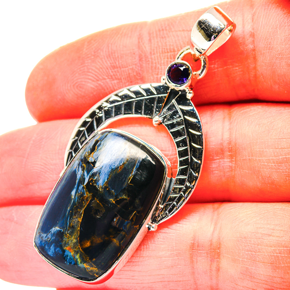 Pietersite Pendants handcrafted by Ana Silver Co - PD19219