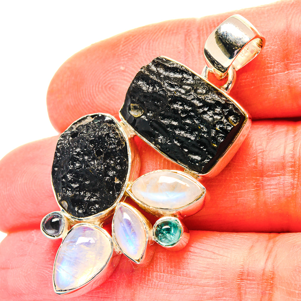 Tektite Pendants handcrafted by Ana Silver Co - PD19222