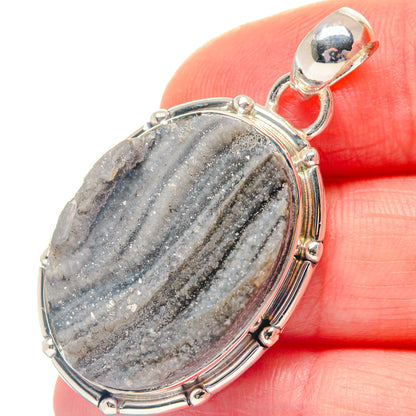 Desert Druzy Pendants handcrafted by Ana Silver Co - PD19243