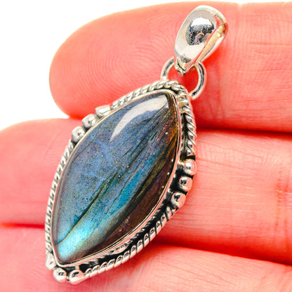 Labradorite Pendants handcrafted by Ana Silver Co - PD19246