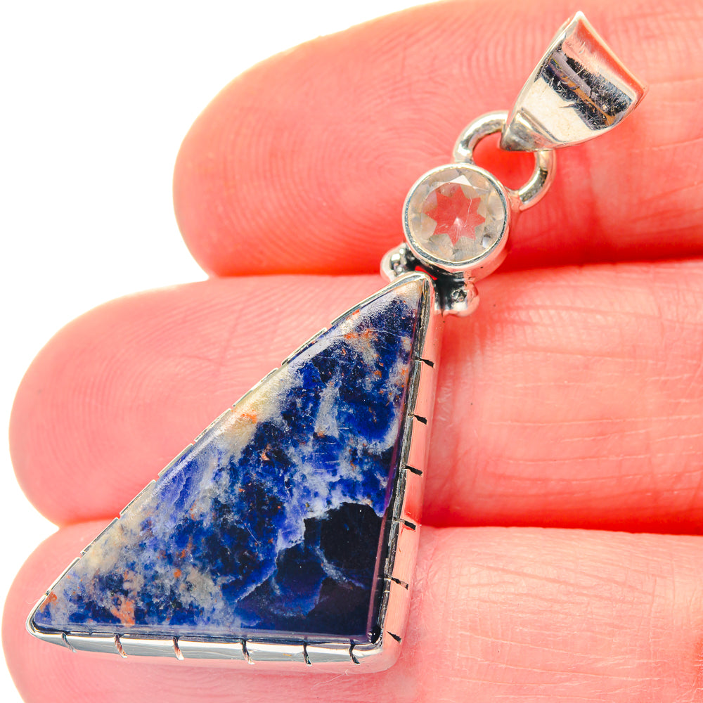 Sodalite Pendants handcrafted by Ana Silver Co - PD19249