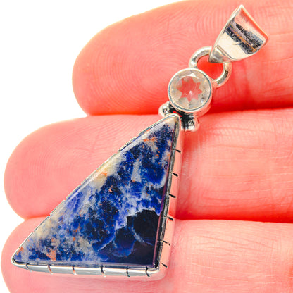 Sodalite Pendants handcrafted by Ana Silver Co - PD19249