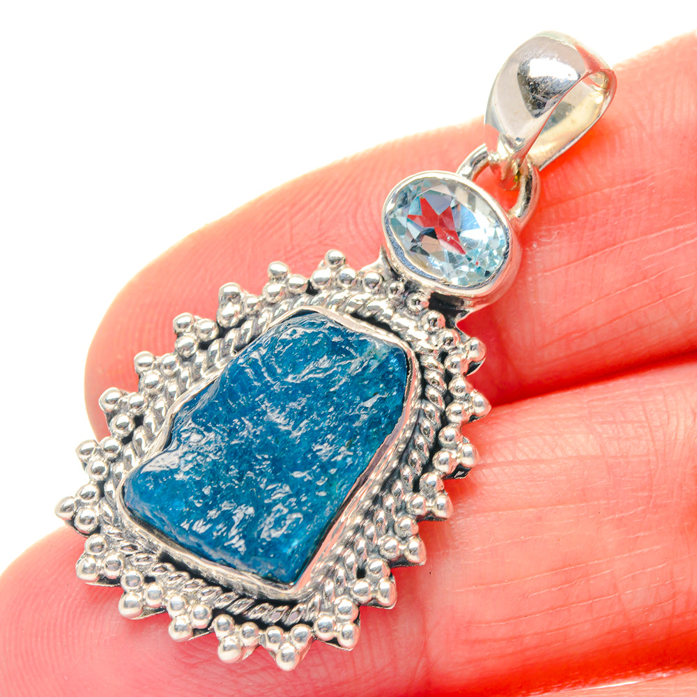 Apatite Pendants handcrafted by Ana Silver Co - PD19258