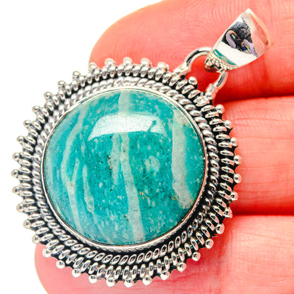 Amazonite Pendants handcrafted by Ana Silver Co - PD19262