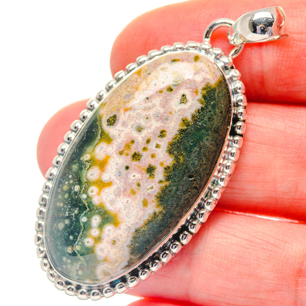Ocean Jasper Pendants handcrafted by Ana Silver Co - PD19263