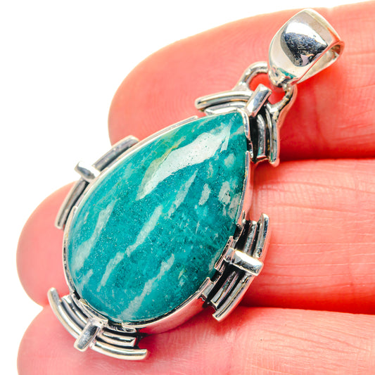 Amazonite Pendants handcrafted by Ana Silver Co - PD19268