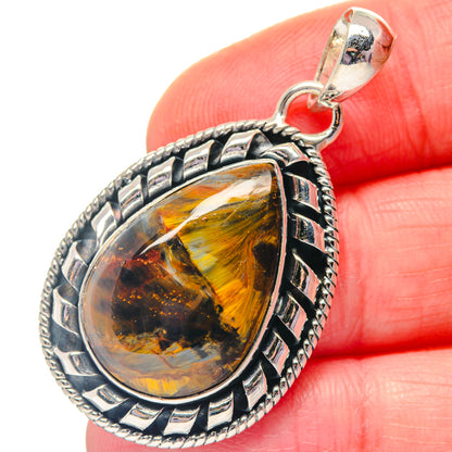 Pietersite Pendants handcrafted by Ana Silver Co - PD19282