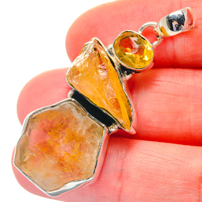 Citrine Pendants handcrafted by Ana Silver Co - PD19288