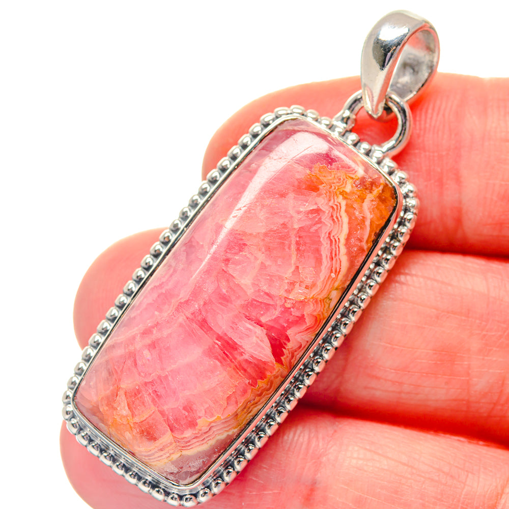 Rhodochrosite Pendants handcrafted by Ana Silver Co - PD19299