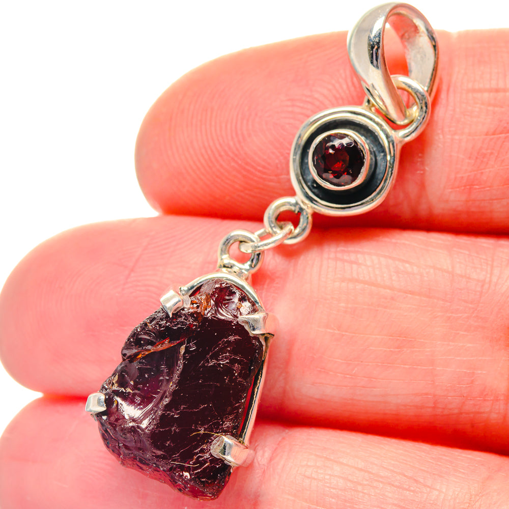 Garnet Pendants handcrafted by Ana Silver Co - PD19301