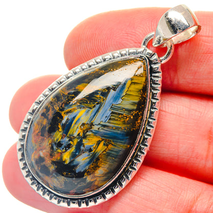 Pietersite Pendants handcrafted by Ana Silver Co - PD19314