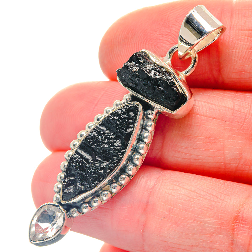 Tektite Pendants handcrafted by Ana Silver Co - PD19319