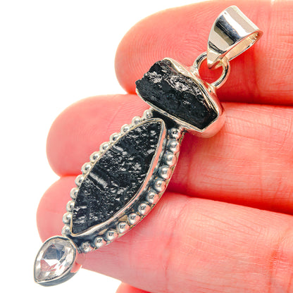 Tektite Pendants handcrafted by Ana Silver Co - PD19319