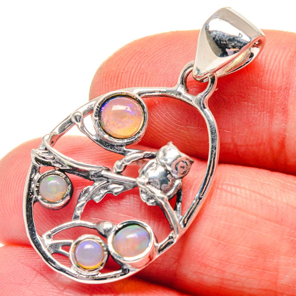 Ethiopian Opal Pendants handcrafted by Ana Silver Co - PD19328