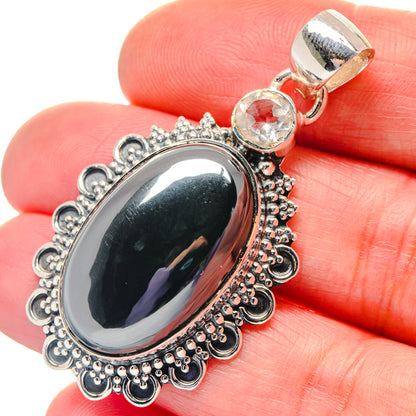 Hematite Pendants handcrafted by Ana Silver Co - PD19330