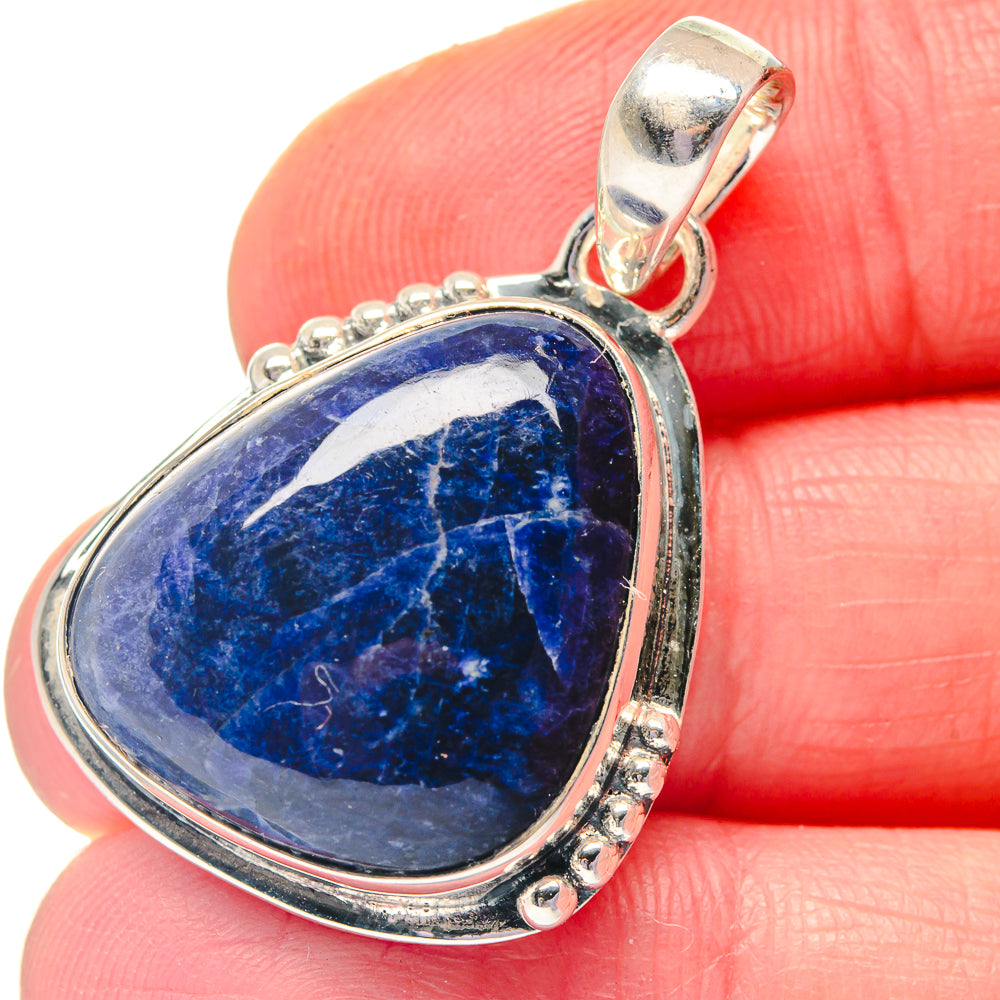 Sodalite Pendants handcrafted by Ana Silver Co - PD19341