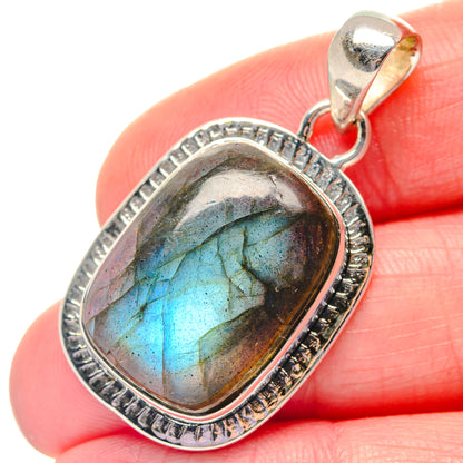 Labradorite Pendants handcrafted by Ana Silver Co - PD19342
