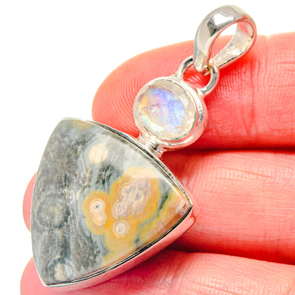 Ocean Jasper Pendants handcrafted by Ana Silver Co - PD19345
