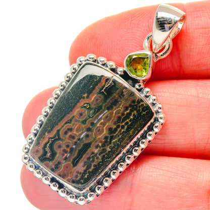 Ocean Jasper Pendants handcrafted by Ana Silver Co - PD19351