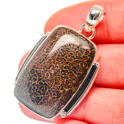 Dinosaur Bone Pendants handcrafted by Ana Silver Co - PD19362