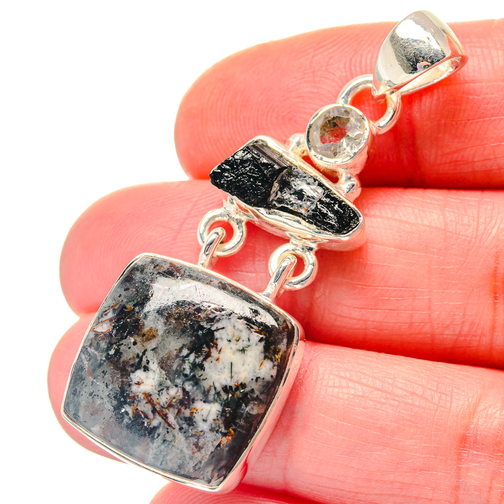 Astrophyllite Pendants handcrafted by Ana Silver Co - PD19364
