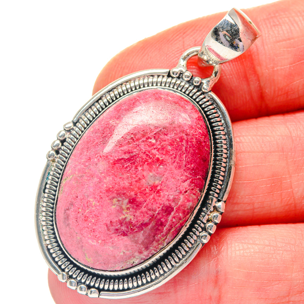 Thulite Pendants handcrafted by Ana Silver Co - PD19371