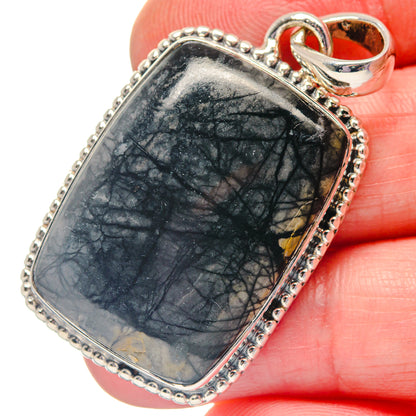 Rainbow Moonstone Pendants handcrafted by Ana Silver Co - PD19390