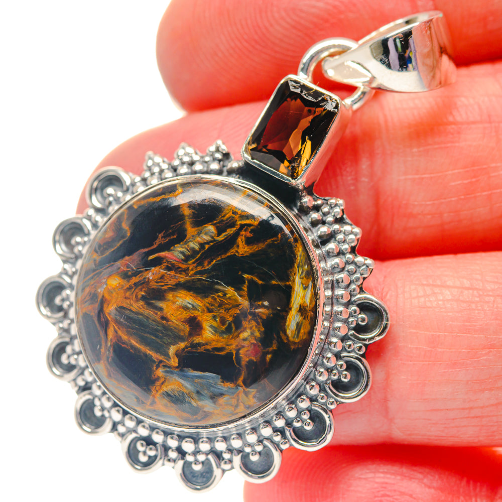 Azurite Pendants handcrafted by Ana Silver Co - PD19391