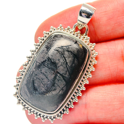 Pietersite, Citrine Pendants handcrafted by Ana Silver Co - PD19398