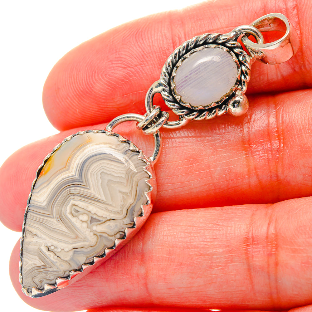 Black Tourmaline Pendants handcrafted by Ana Silver Co - PD19405
