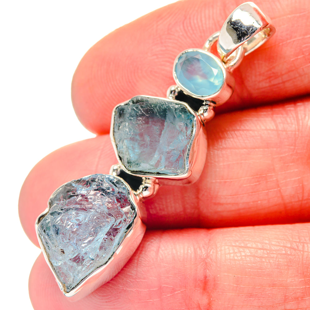 Sodalite Pendants handcrafted by Ana Silver Co - PD19419