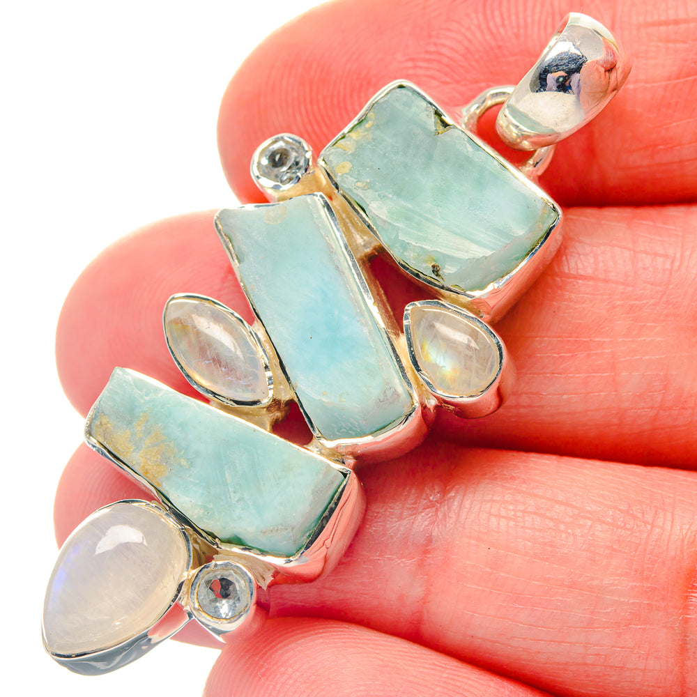 Thulite Pendants handcrafted by Ana Silver Co - PD19421