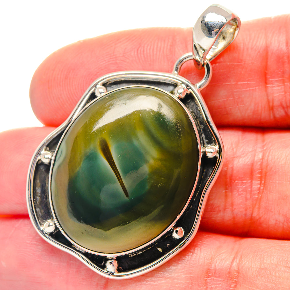 Ethiopian Opal Pendants handcrafted by Ana Silver Co - PD19433