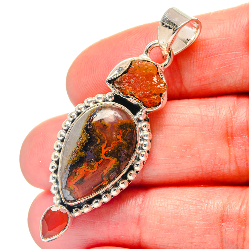 Ammolite Rings handcrafted by Ana Silver Co - PD19440