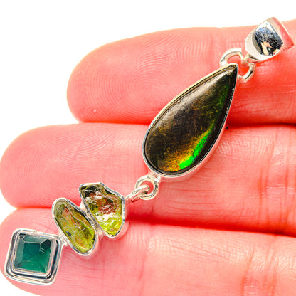 Ethiopian Opal Pendants handcrafted by Ana Silver Co - PD19466
