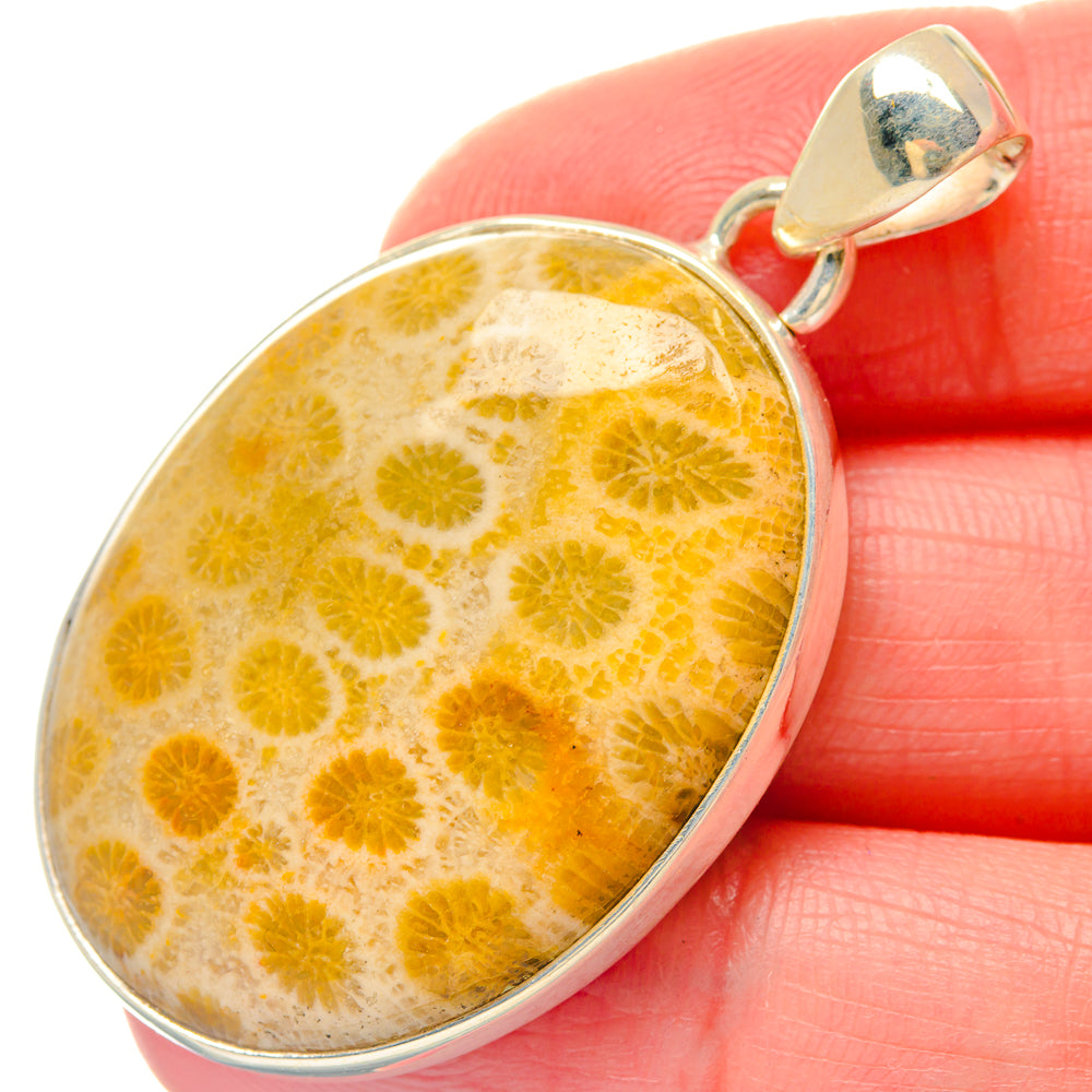 Desert Druzy Pendants handcrafted by Ana Silver Co - PD19476