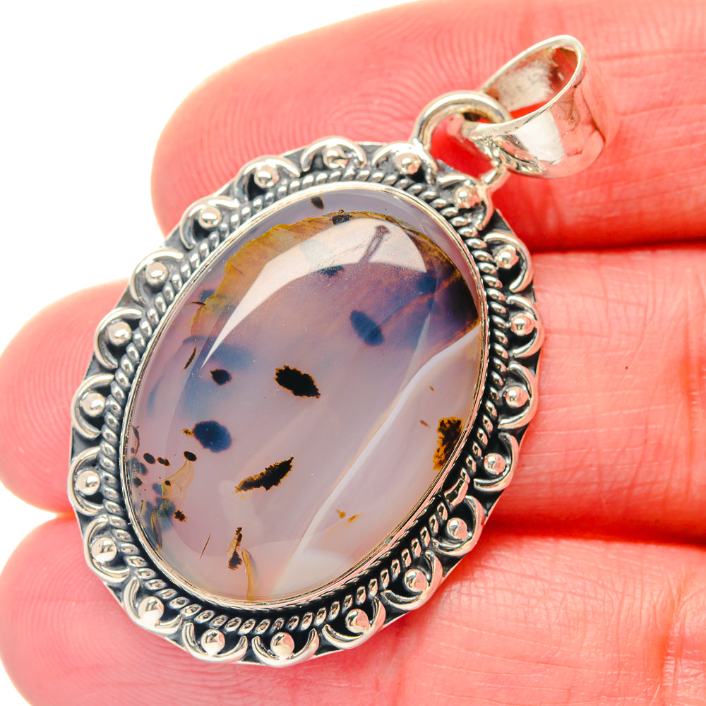 Rainbow Moonstone Pendants handcrafted by Ana Silver Co - PD19545