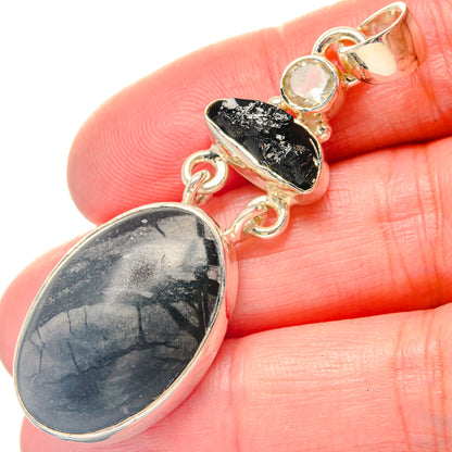 Tibetan Turquoise Pendants handcrafted by Ana Silver Co - PD19578