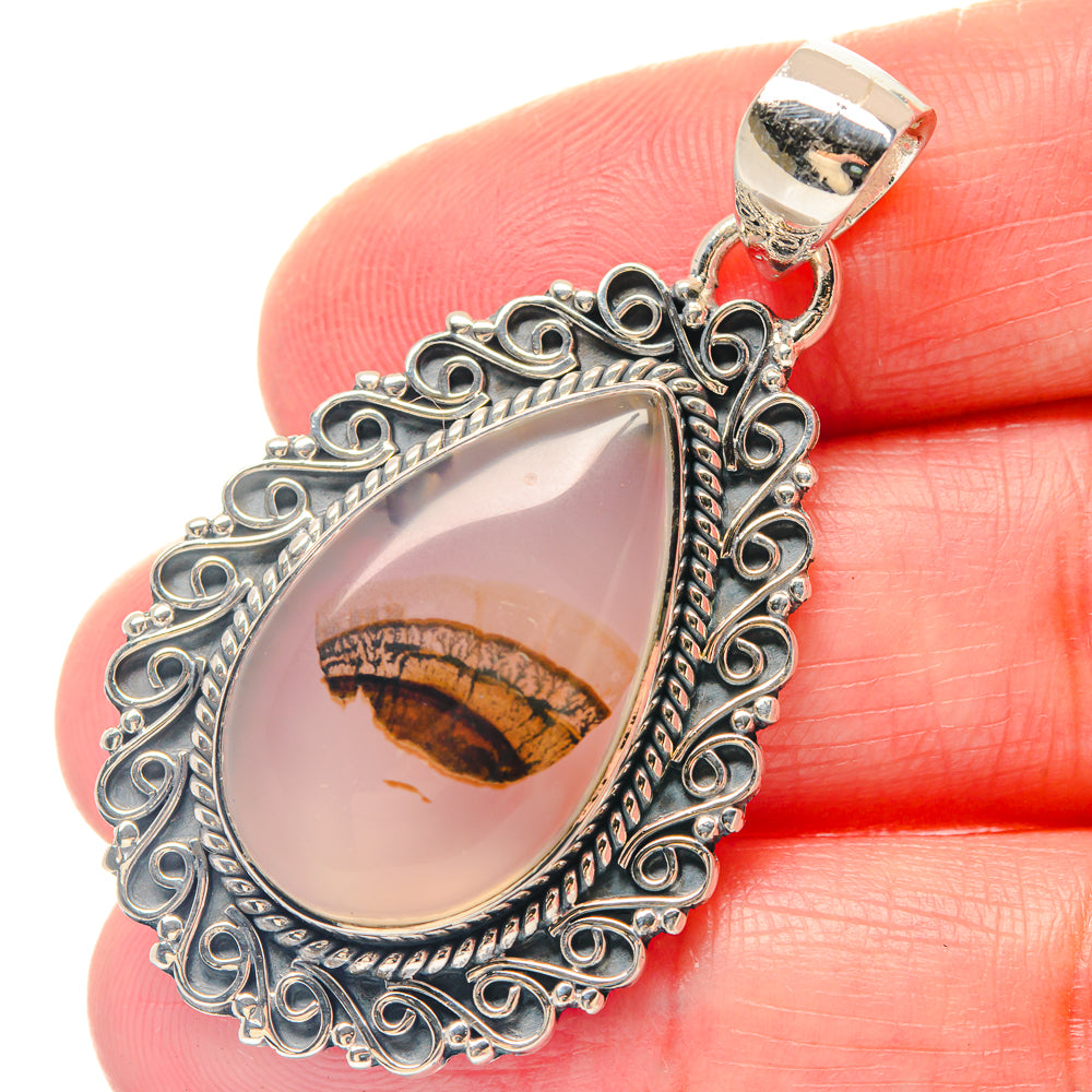 Herkimer Diamond, White Quartz Pendants handcrafted by Ana Silver Co - PD19587