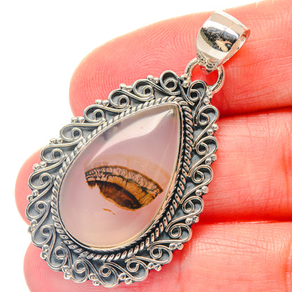 Herkimer Diamond, White Quartz Pendants handcrafted by Ana Silver Co - PD19587