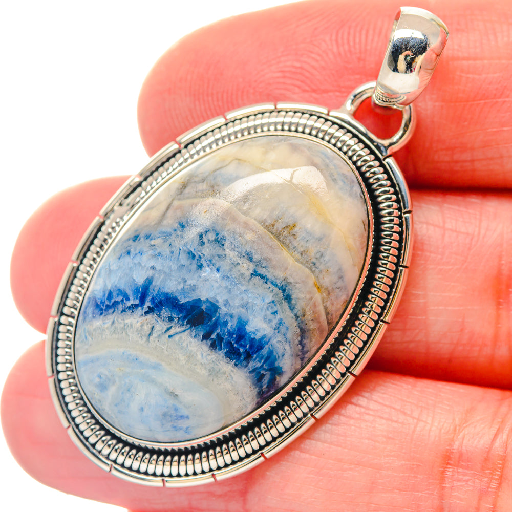 Blue Topaz Pendants handcrafted by Ana Silver Co - PD19612