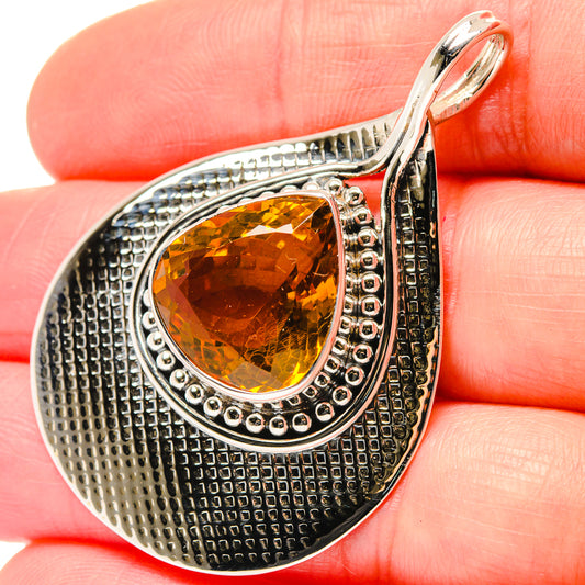 Mandarin Citrine Pendants handcrafted by Ana Silver Co - PD19648