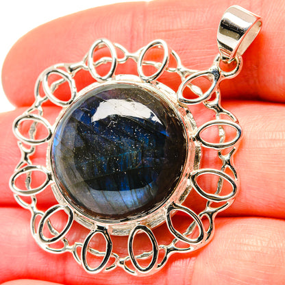 Labradorite Pendants handcrafted by Ana Silver Co - PD19649