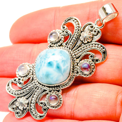 Larimar Pendants handcrafted by Ana Silver Co - PD19656
