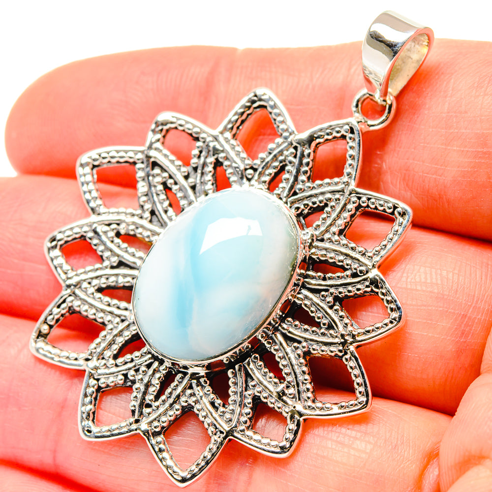 Larimar Pendants handcrafted by Ana Silver Co - PD19657