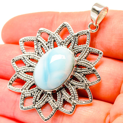 Larimar Pendants handcrafted by Ana Silver Co - PD19657