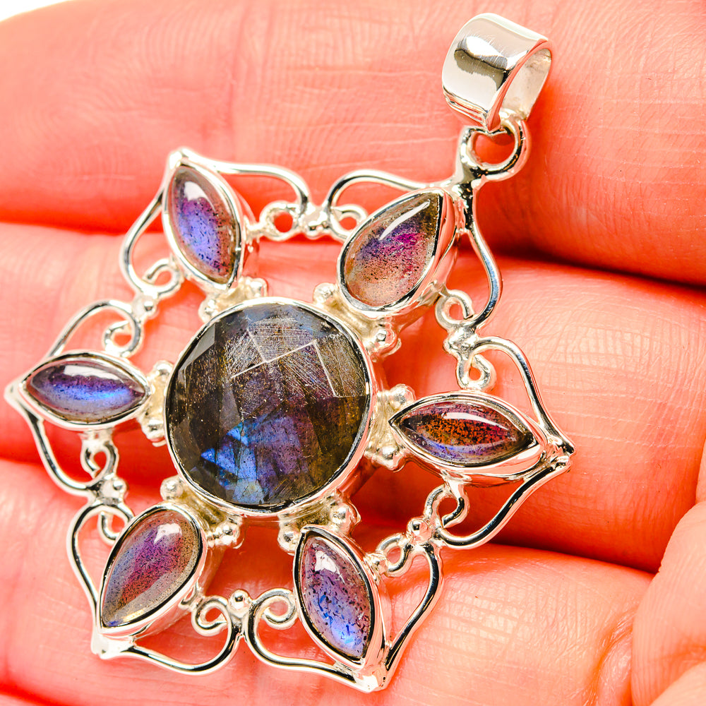 Labradorite Pendants handcrafted by Ana Silver Co - PD19659