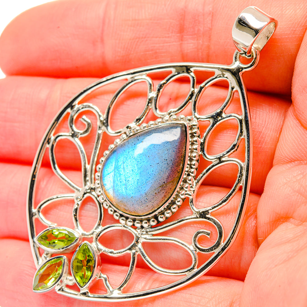 Labradorite Pendants handcrafted by Ana Silver Co - PD19660