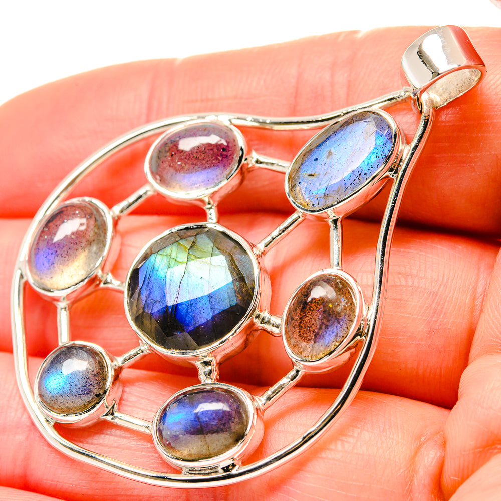 Labradorite Pendants handcrafted by Ana Silver Co - PD19662